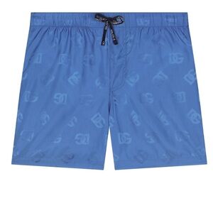 Dolce Gabbana blue logo boys swim trunks EXCELLENT condition size12
